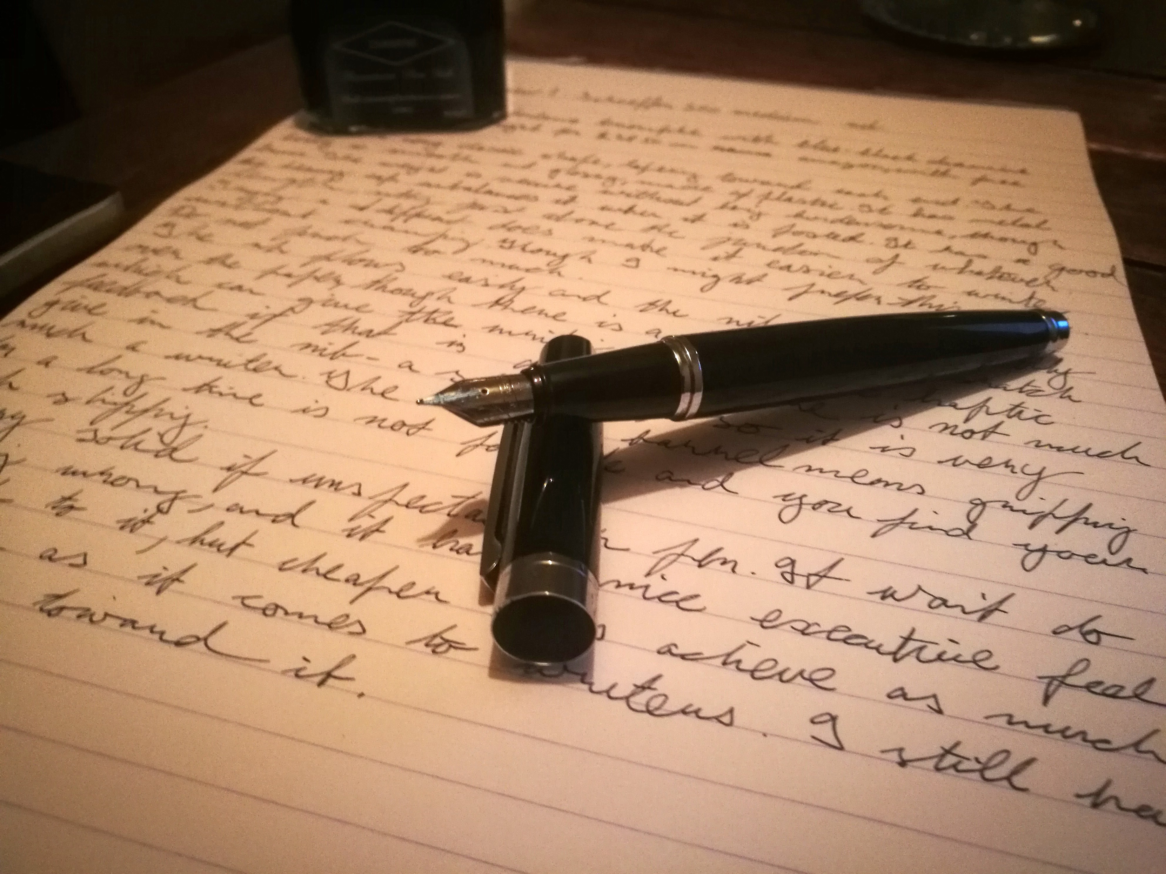 Sheaffer 300 Fountain Pen Review Uncapped